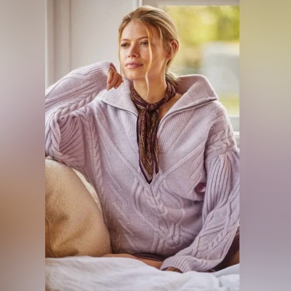 Sweaters - Anthropologie Daily Practice Cable Knit Pullover Sweater